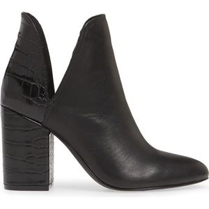 Steve Madden Rookie Boots Leather Black Size 7.5